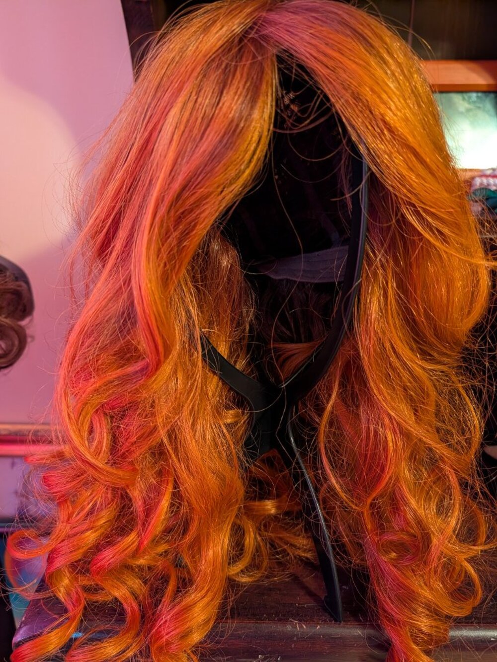Rebel Gypsy Mystery Luxury Wig Red Wavy